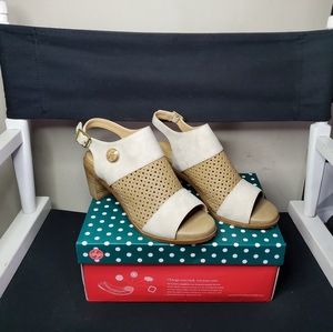 LINDSAY PHILLIPS Womens Elise Platform Heel Size 8, Cream